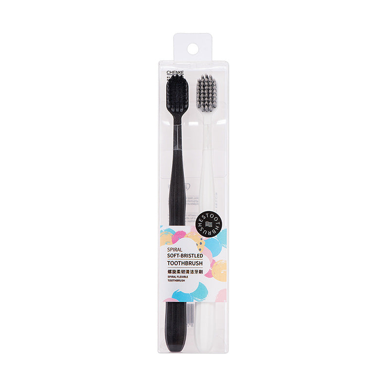 Bàn chải đánh răng Spiral - Cước xoắn - set 2 cái