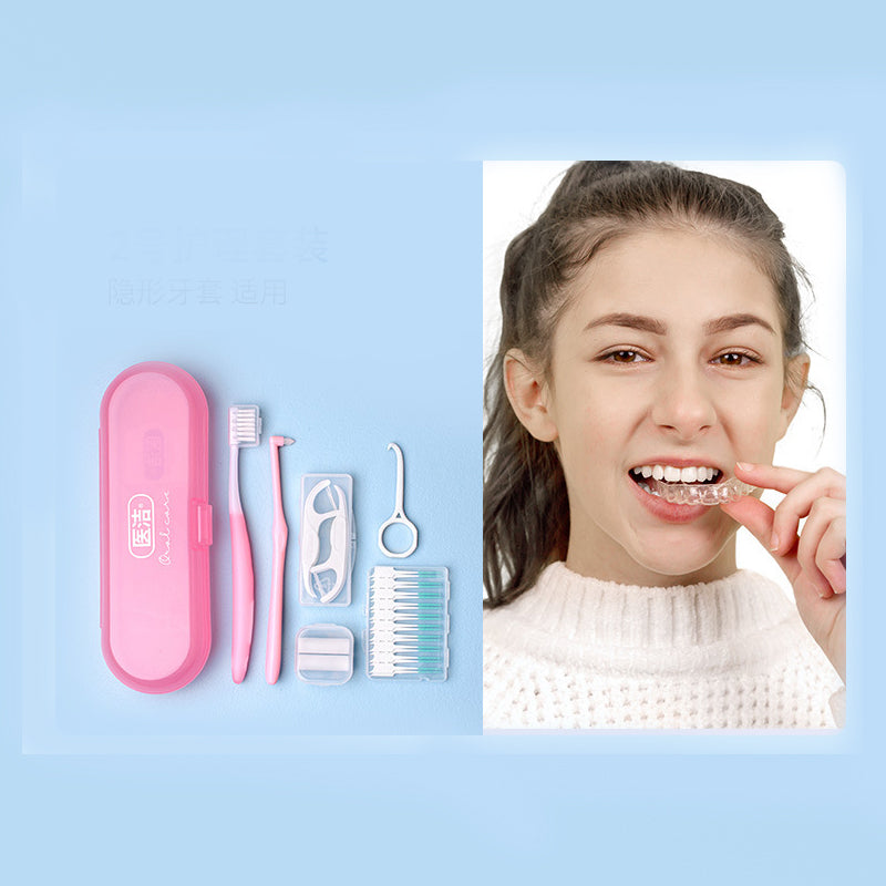 Bộ chăm sóc răng miệng YGate cho người niềng răng trong suốt