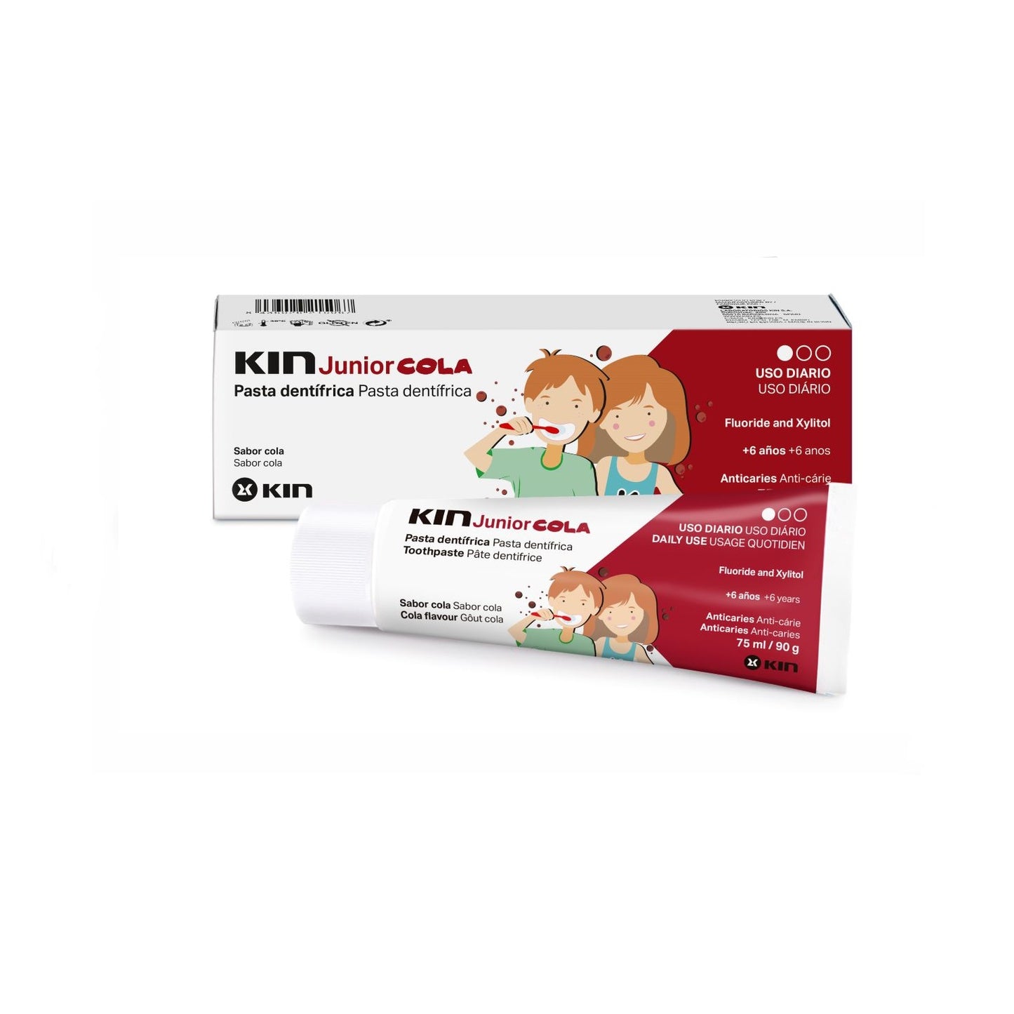 Kem đánh răng FLUORKIN JUNIOR 75ml