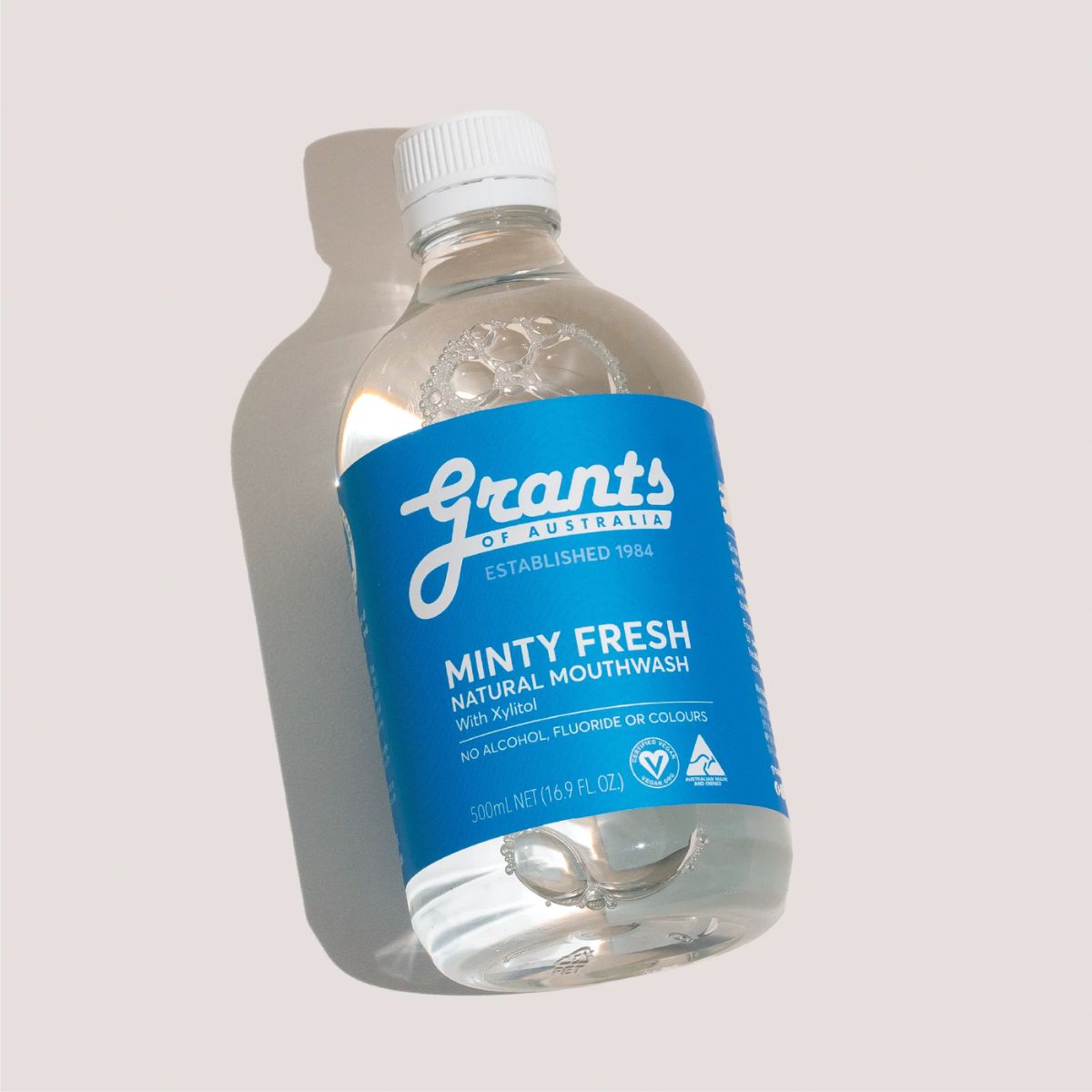 Nước Súc Miệng Thảo Dược Không Cồn Grants 500ml (Xuất sứ Úc) - Ngừa Sâu Răng Và Bảo Vệ Nướu