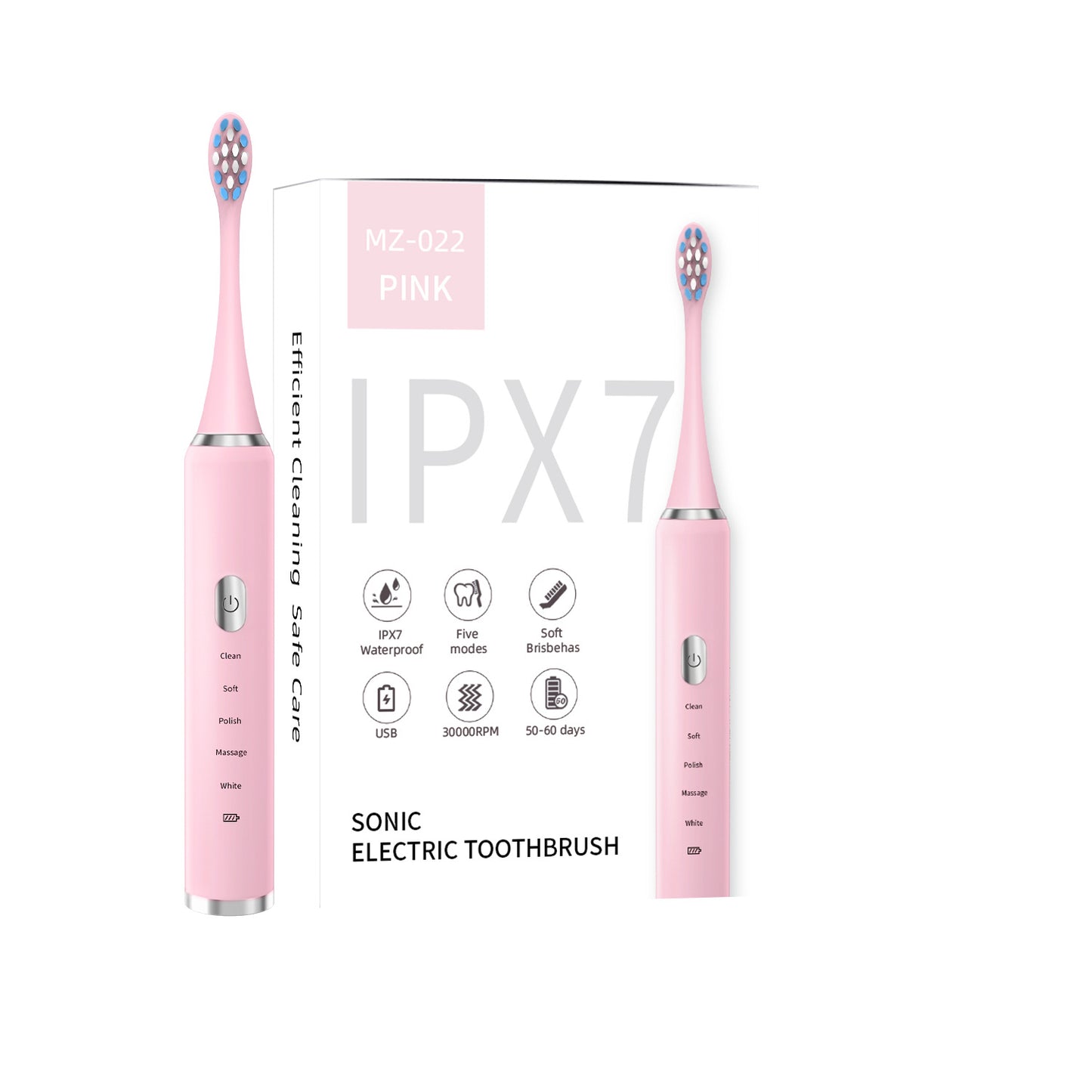 Bàn chải điện lông mềm Mayze MZ-022