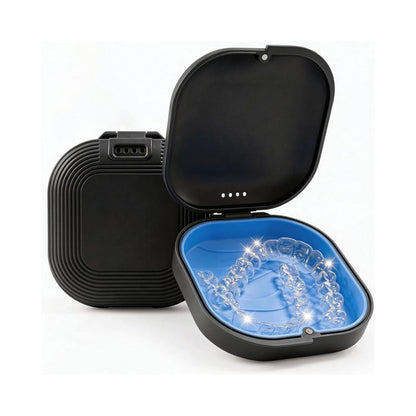 Hộp đựng khay niềng răng, khay duy trì - 2 Lớp - hình vuông