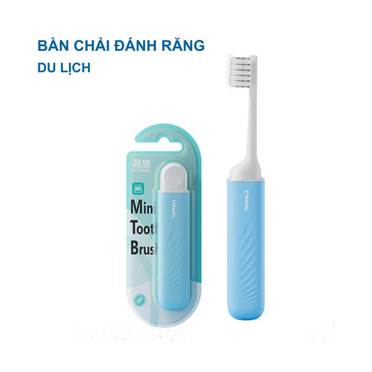 Bàn Chải Đánh Răng ETravel Du Lịch Gấp Gọn Lông Mềm