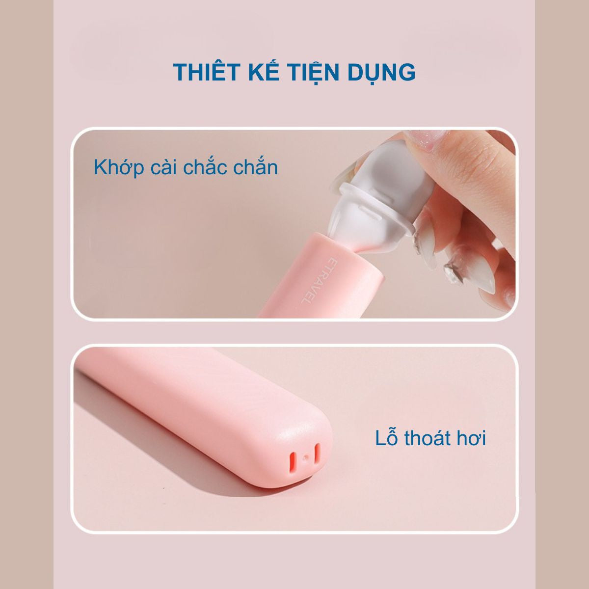 Bàn Chải Đánh Răng ETravel Du Lịch Gấp Gọn Lông Mềm