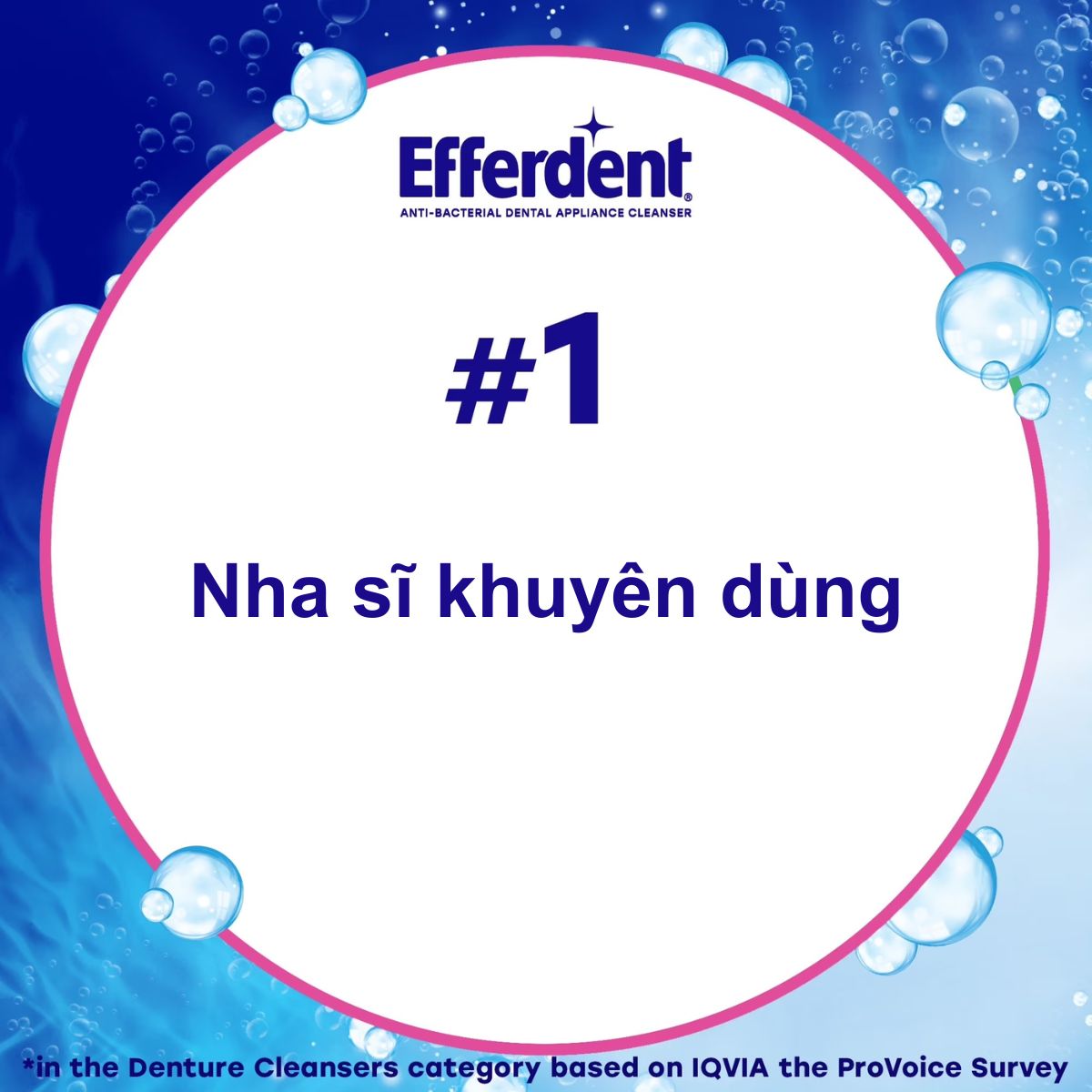 Viên sủi Efferdent COMPLETE CLEAN vệ sinh khay niềng răng trong suốt, hàm duy trì & hàm giả - Hàng Mỹ chính hãng