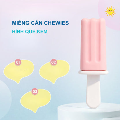 Miếng Cắn Chỉnh Nha (Chewies) Hình Que Kem Cho Niềng Răng Trong Suốt