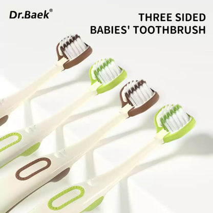 Set 2 Bàn Chải Đánh Răng Trẻ Em 3D Dr.Baek KR012 – Cho Bé 3 Tuổi
