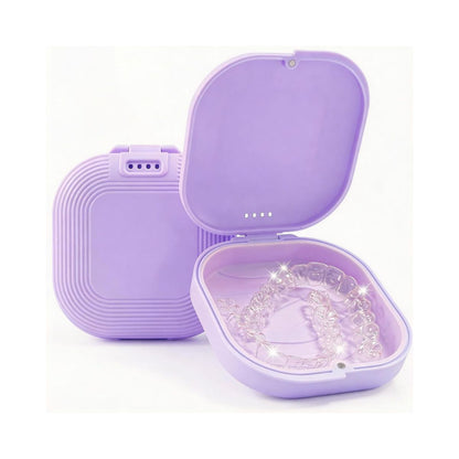 Hộp đựng khay niềng răng, khay duy trì - 2 Lớp - hình vuông
