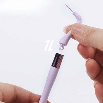 Bộ bàn chải kẽ răng cao cấp 18 chi tiết, cước Dupont mềm, đường kính 0,8 mm