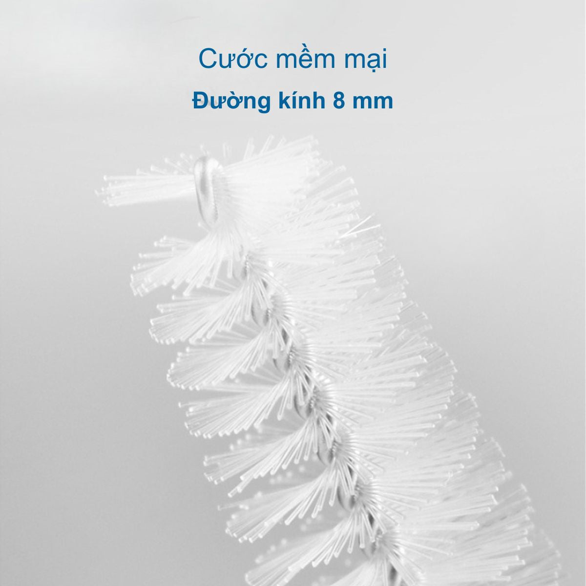 Bộ bàn chải kẽ răng cao cấp 18 chi tiết, cước Dupont mềm, đường kính 0,8 mm