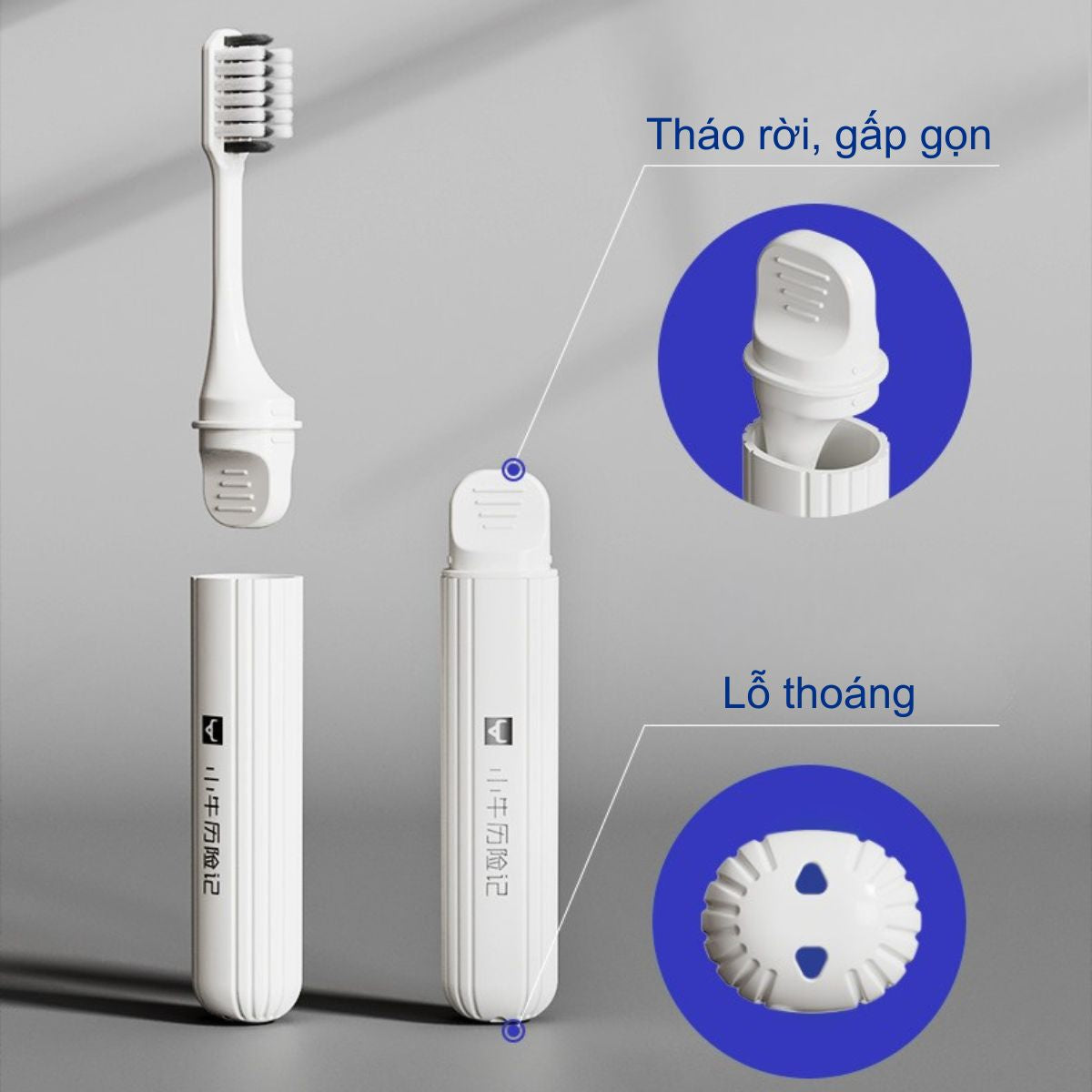 Bàn Chải Đánh Răng Cho Niềng Răng Mắc cài - Gấp Gọn – Lông Mềm Thiết Kế Chữ U Chuyên Dụng ChenKe