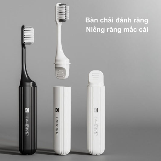 Bàn Chải Đánh Răng Cho Niềng Răng Mắc cài - Gấp Gọn – Lông Mềm Thiết Kế Chữ U Chuyên Dụng ChenKe