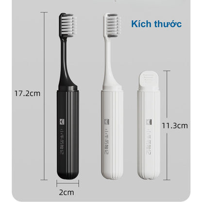Bàn Chải Đánh Răng Cho Niềng Răng Mắc cài - Gấp Gọn – Lông Mềm Thiết Kế Chữ U Chuyên Dụng ChenKe