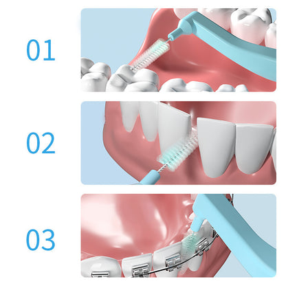 Bàn chải kẽ răng YGate chữ L - 0.4 mm