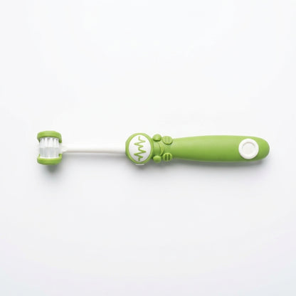 Set 2 Bàn Chải Đánh Răng Trẻ Em 3D OralGos D8038 – Cho Bé 5-12 Tuổi