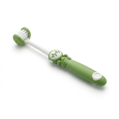 Set 2 Bàn Chải Đánh Răng Trẻ Em 3D OralGos D8038 – Cho Bé 5-12 Tuổi