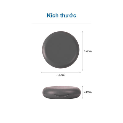 Hộp đựng khay niềng răng, khay duy trì - 2 Lớp - hình tròn
