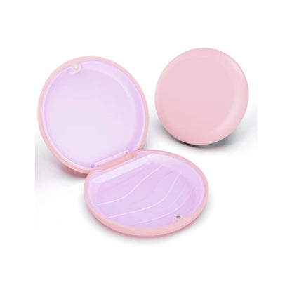Hộp đựng khay niềng răng, khay duy trì - 2 Lớp - hình tròn
