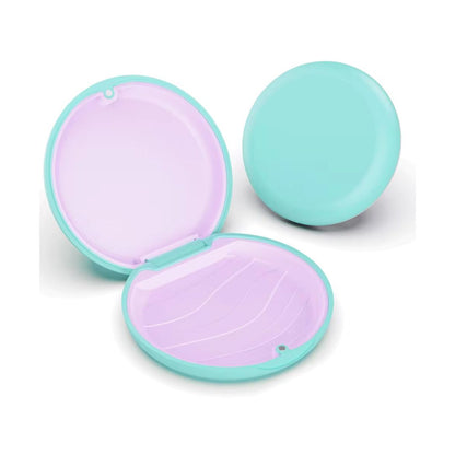 Hộp đựng khay niềng răng, khay duy trì - 2 Lớp - hình tròn