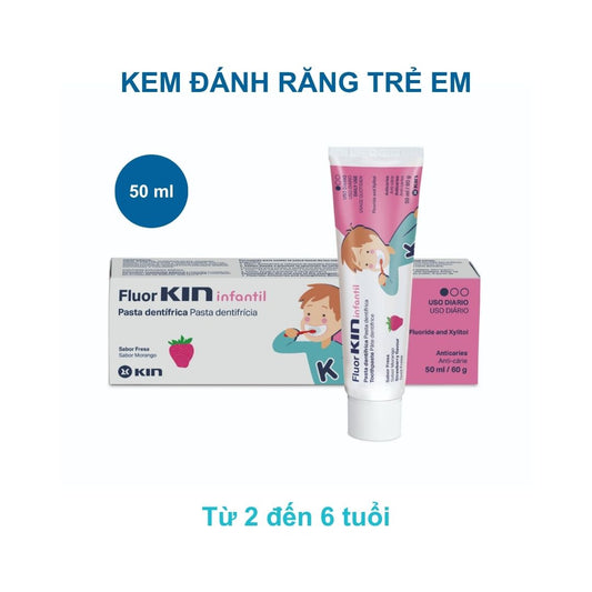 Kem đánh răng FluorKIN Infantil cho trẻ từ 1 đến 6 tuổi