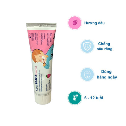 Kem đánh răng FluorKIN Infantil cho trẻ từ 1 đến 6 tuổi