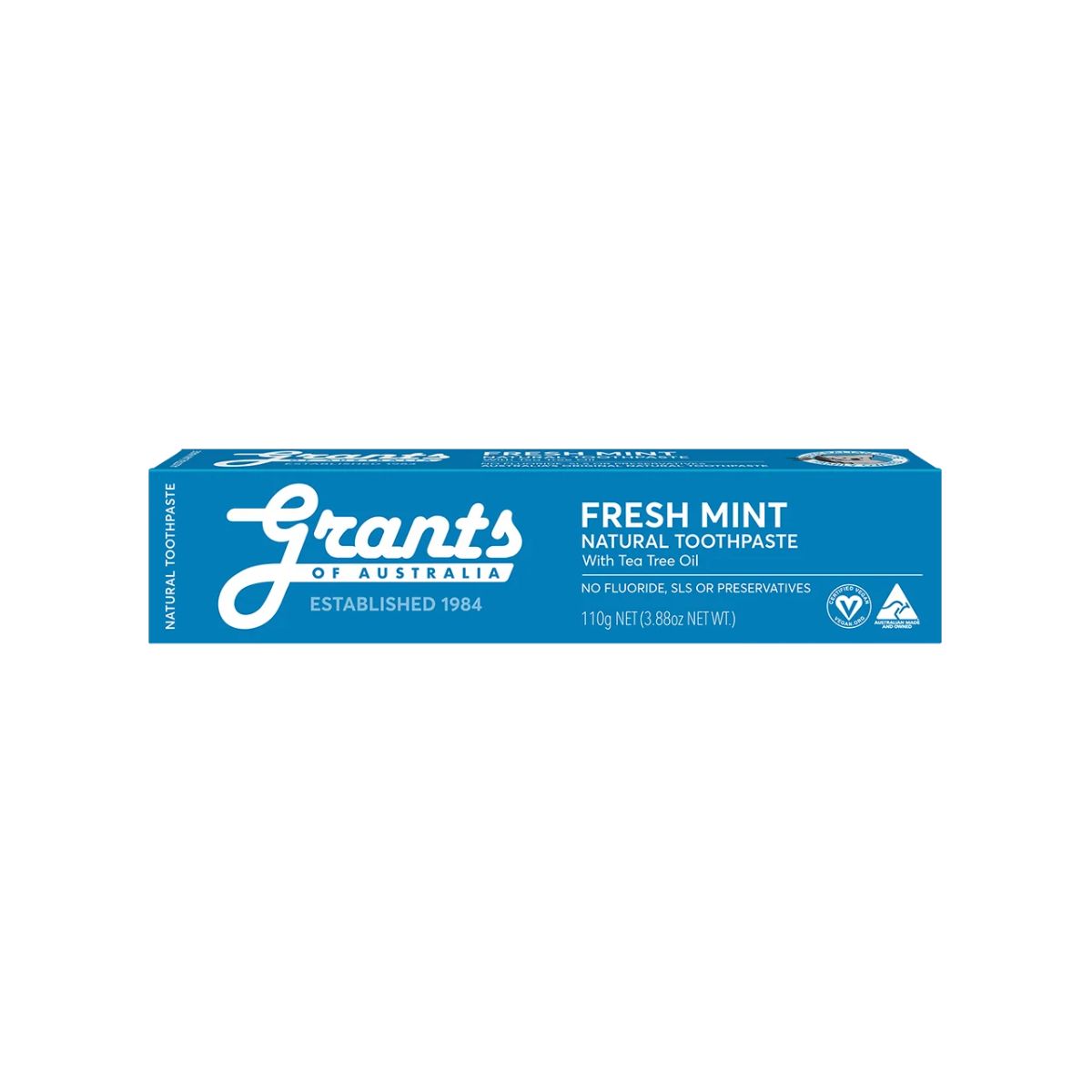 Kem đánh răng hữu cơ Grants Fresh Mint (Trà tươi)