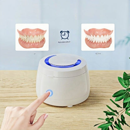 Máy vệ sinh khay niềng răng, khay duy trì & hàm giả, công nghệ Sóng Siêu Âm & tiệt trùng UV, model DL-290
