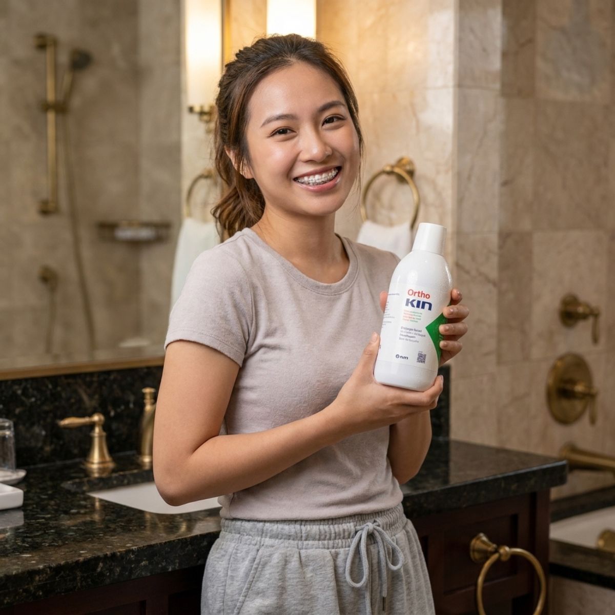 Nươc súc miệng OrthoKin cho niềng răng