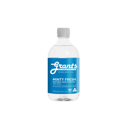 Nước Súc Miệng Thảo Dược Không Cồn Grants 500ml (Xuất sứ Úc) - Ngừa Sâu Răng Và Bảo Vệ Nướu