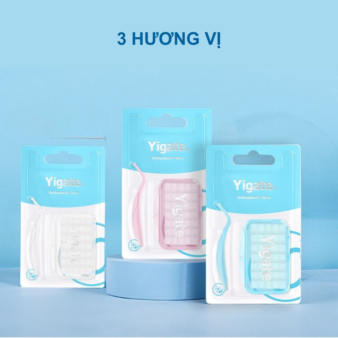 Sáp Nha Khoa YiGate Cho Niềng Răng Mắc Cài – Sáp Niềng Răng Giảm Đau, Chống Loét Miệng (Hộp 35 Miếng)