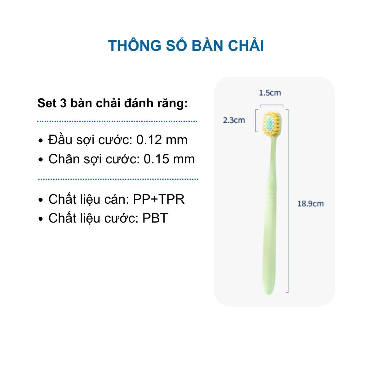 Set 3 Bàn Chải Đánh Răng Lông Mềm Chenke 9023 Cho Người Lớn