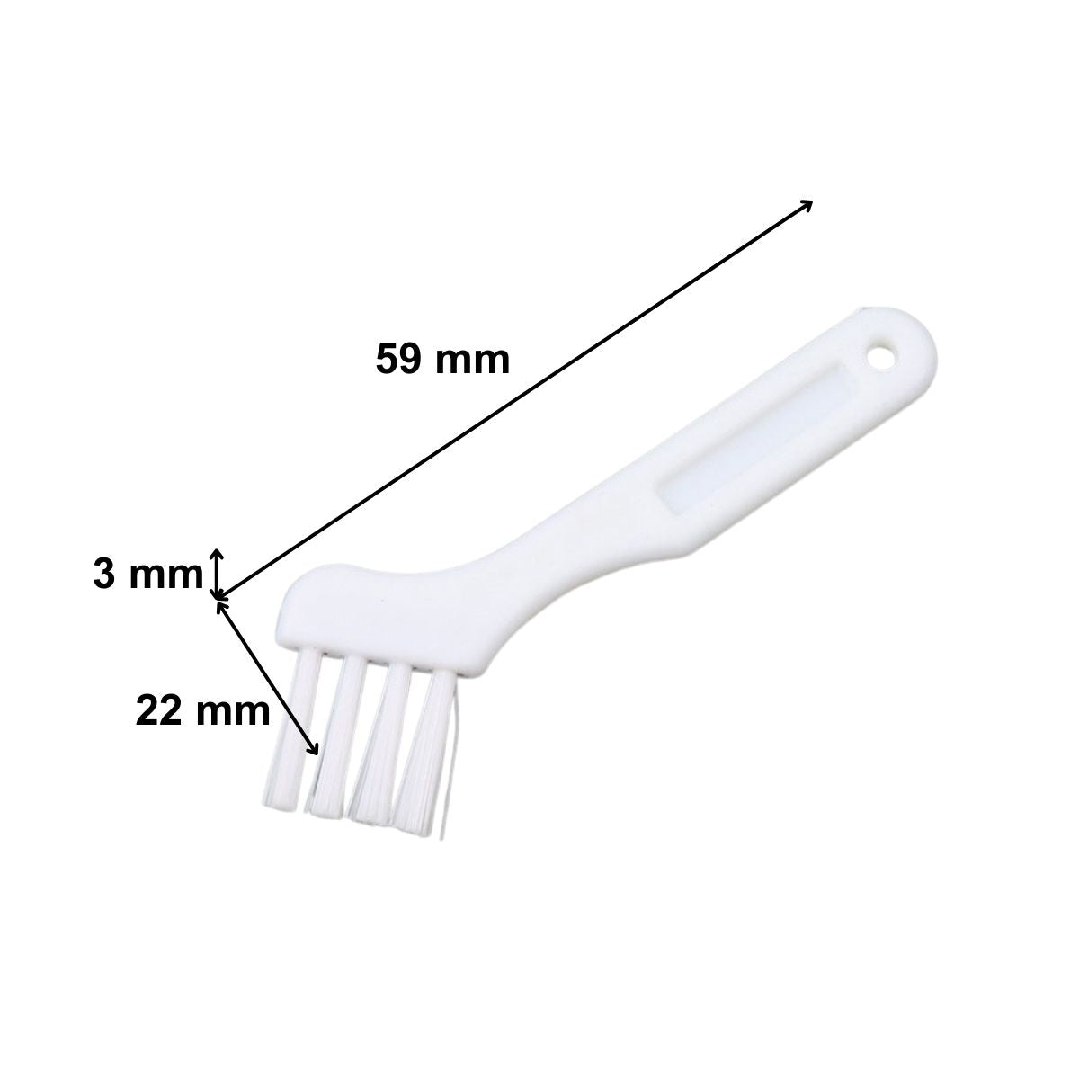Set 5 Bàn Chải MINI Vệ Sinh Khay Niềng Răng Trong Suốt & Khay Duy Trì, cỡ nhỏ phù hợp Invisalign, Zenyum, Vivera