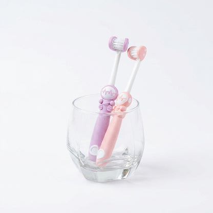 Set 2 Bàn Chải Đánh Răng Trẻ Em 3D OralGos D8038 – Cho Bé 5-12 Tuổi