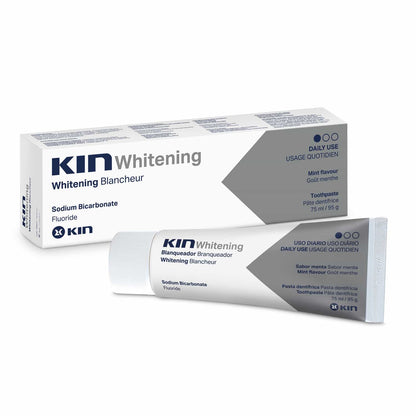 Kem Đánh Răng Kin Whitening 75ml – Làm Trắng Răng, Tẩy Ố Vàng & Ngừa Sâu Răng Hiệu Quả