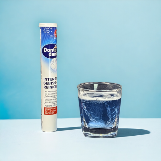 Viên Sủi Vệ Sinh Khay Niềng Trong Suốt Dontodent (32 Viên) - Nhập Khẩu Đức